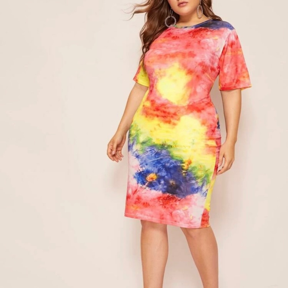 Tye dye Midi Dress